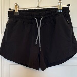 Athleta Girl Drawstring Black Shorts